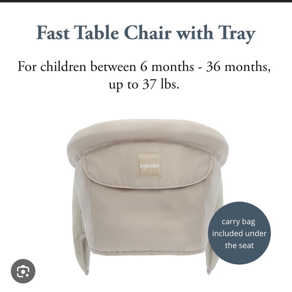 Inglesina Fast table chair with tray. - Picture 2 of 6